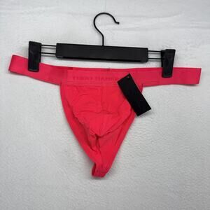 Todd Sanfield Thong Men's XS Pink Neon Natron Defiant Underwear Minimal NEW